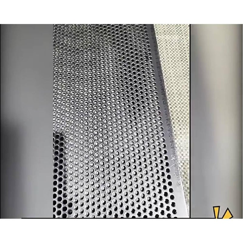 Bilaida 2Pcs Stainless Steel Perforated Sheet (SUS304), 0.04"/19 Gauge Thickness, 16" Width, 12.6" Length, 0.28'' Aperture, 0.47'' Hole Pitch - Image 5